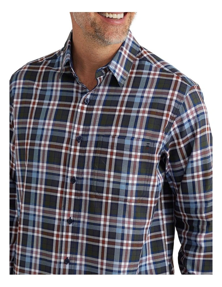 Breakaway Kendrow Oxford Long Sleeve Shirt In Sea Kelp - Image 4