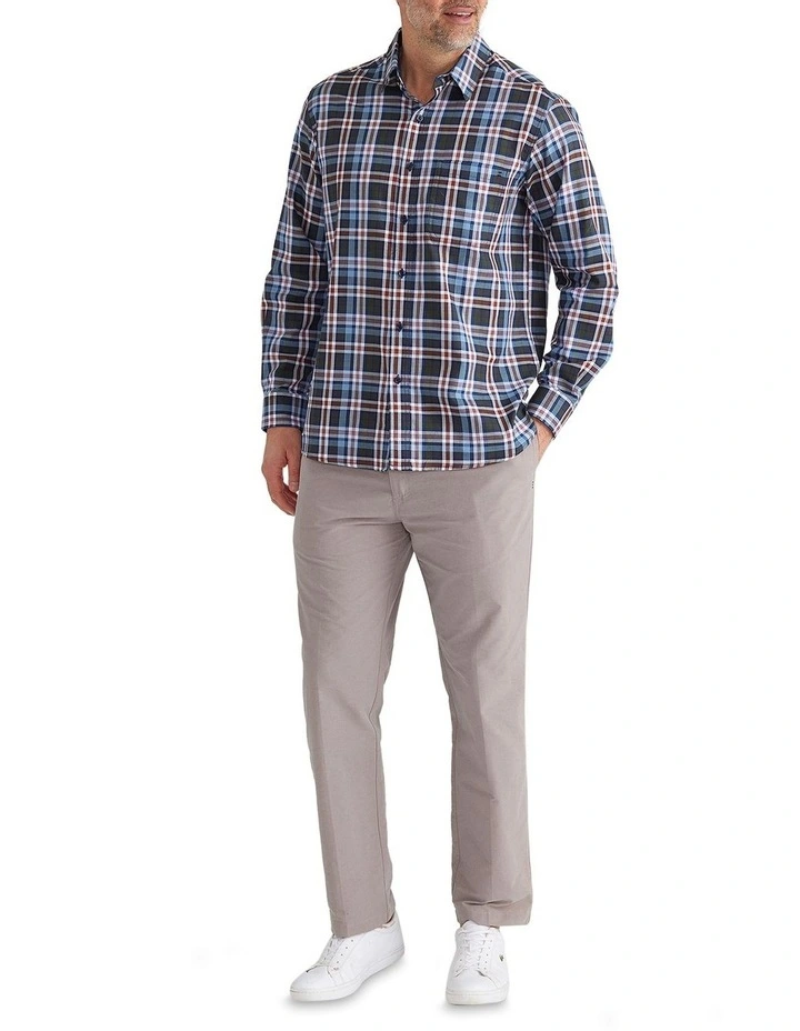 Breakaway Kendrow Oxford Long Sleeve Shirt In Sea Kelp - Image 5
