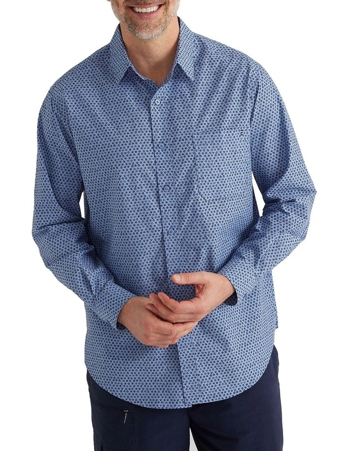 Breakaway Alzira Long Sleeve Shirt In Coastal 1 Breakaway Alzira Long Sleeve Shirt In Coastal