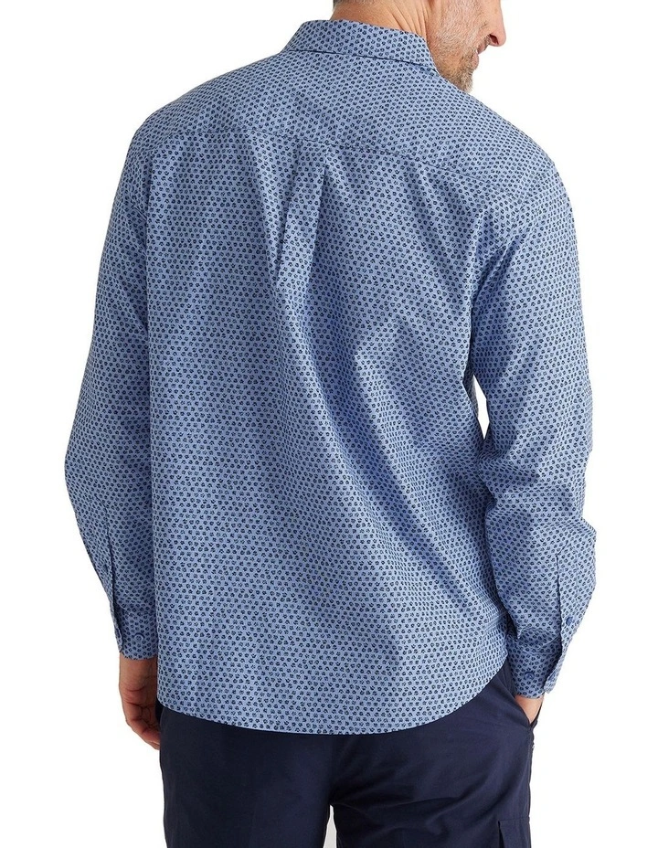 Breakaway Alzira Long Sleeve Shirt In Coastal 3 Breakaway Alzira Long Sleeve Shirt In Coastal - Image 3
