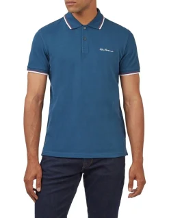Ben Sherman Signature Polo In Blue