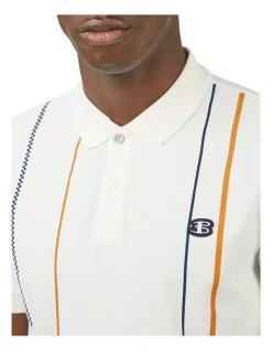 Ben Sherman Vertical Stripe Polo Snow White -Nena & Pasadena Sales 970977250 4 720x928