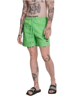 Alternative view of URBAN CLASSICS Block Swim Shorts In Neon Green