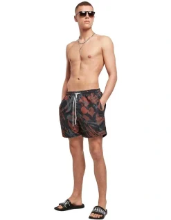 URBAN CLASSICS Pattern Swim Shorts In Multi