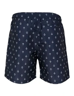 URBAN CLASSICS Anchor Pattern Swim Shorts In Navy -Nena & Pasadena Sales 974333260 6 720x928
