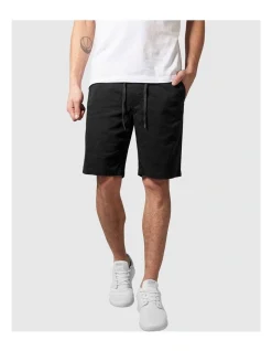 URBAN CLASSICS Stretch Twill Jog Shorts In Black 13 URBAN CLASSICS Stretch Twill Jog Shorts In Black -Nena & Pasadena Sales 974336950 7 720x928