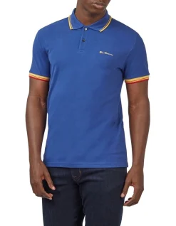 Ben Sherman Signature Polo In Blue