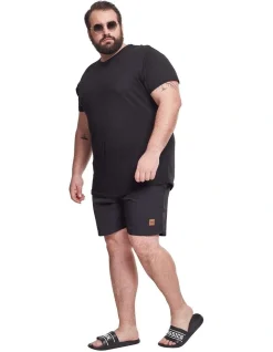 URBAN CLASSICS Block Swim Shorts In Black