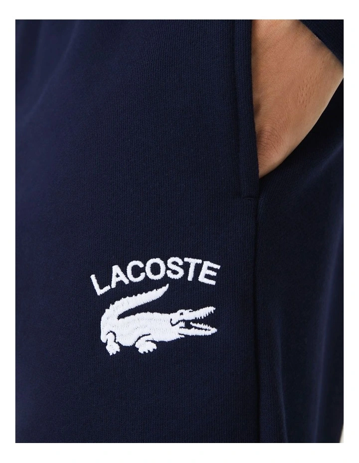 Lacoste Graphics Logo Short In Navy - Image 7