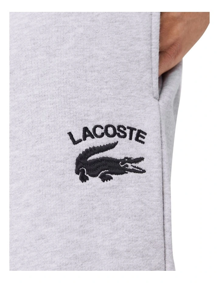 Lacoste Graphics Logo Short In Grey - Image 5