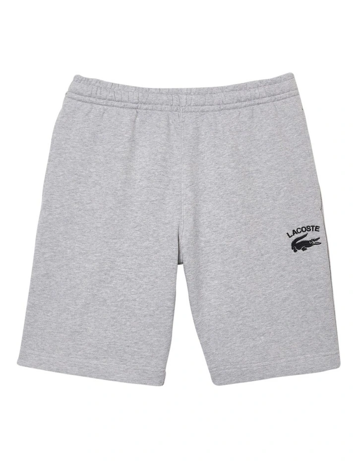 Lacoste Graphics Logo Short In Grey - Image 7