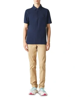 Lacoste Paris Polo In Dark Blue