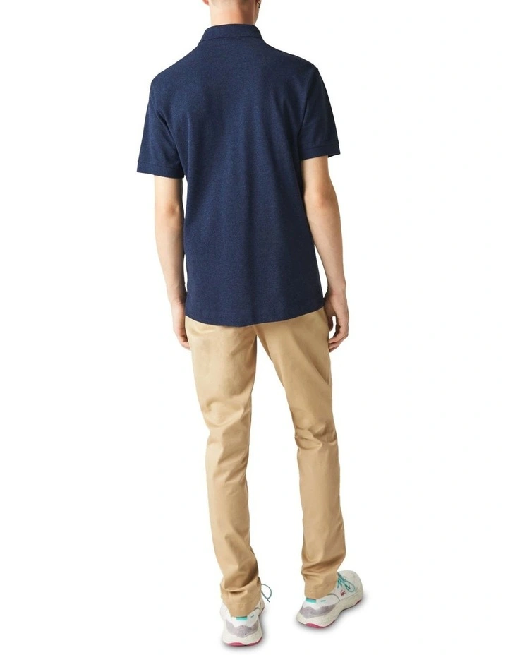 Lacoste Paris Polo In Dark Blue - Image 2