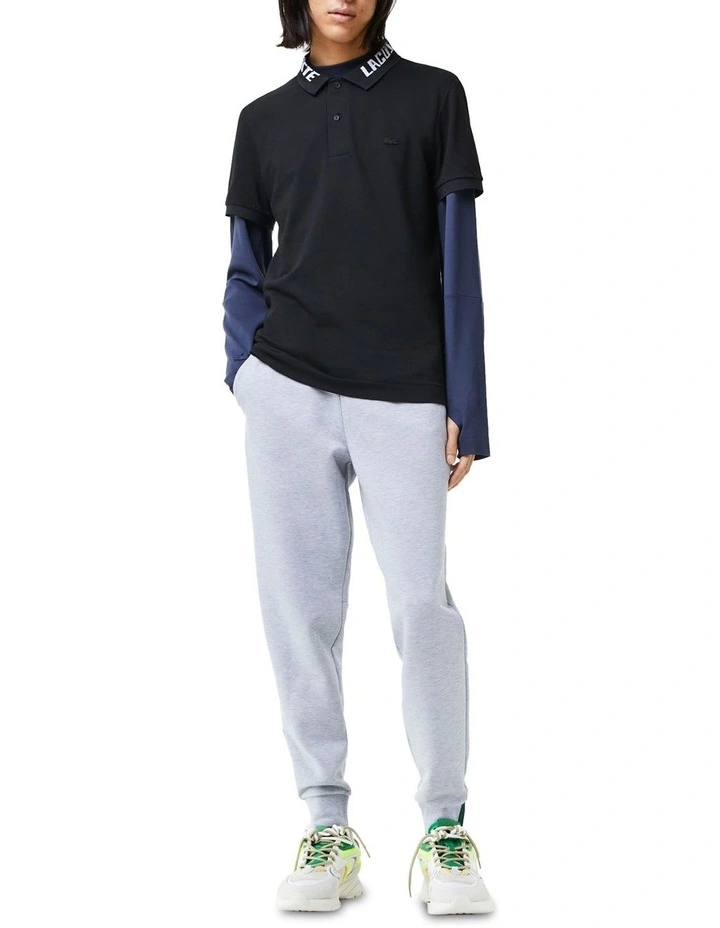 Lacoste Active Slim Fit Polo In Black