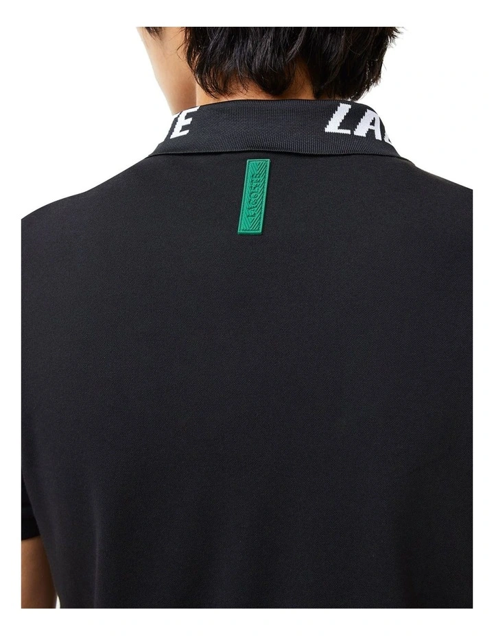 Lacoste Active Slim Fit Polo In Black - Image 5