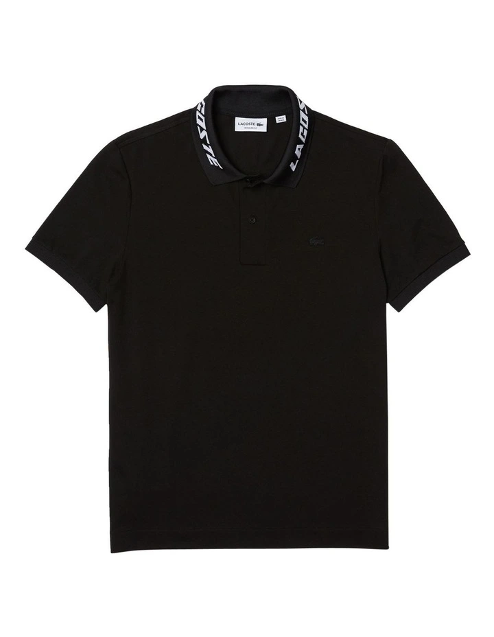 Lacoste Active Slim Fit Polo In Black - Image 7