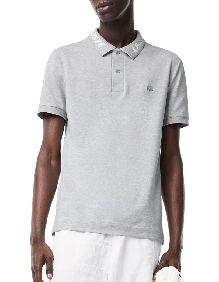 Lacoste Active Slim Fit Polo In Grey