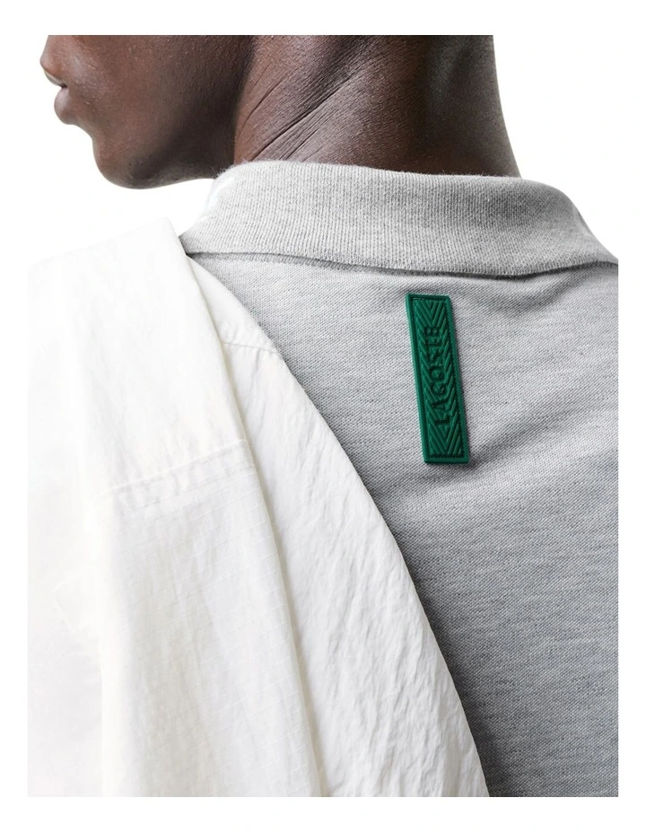 Lacoste Active Slim Fit Polo In Grey - Image 5