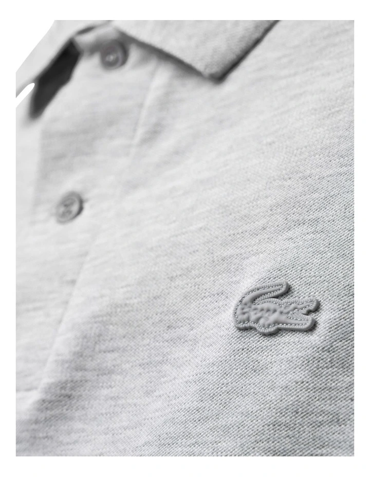 Lacoste Active Slim Fit Polo In Grey - Image 6