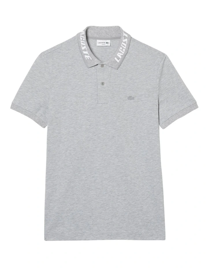Lacoste Active Slim Fit Polo In Grey - Image 7