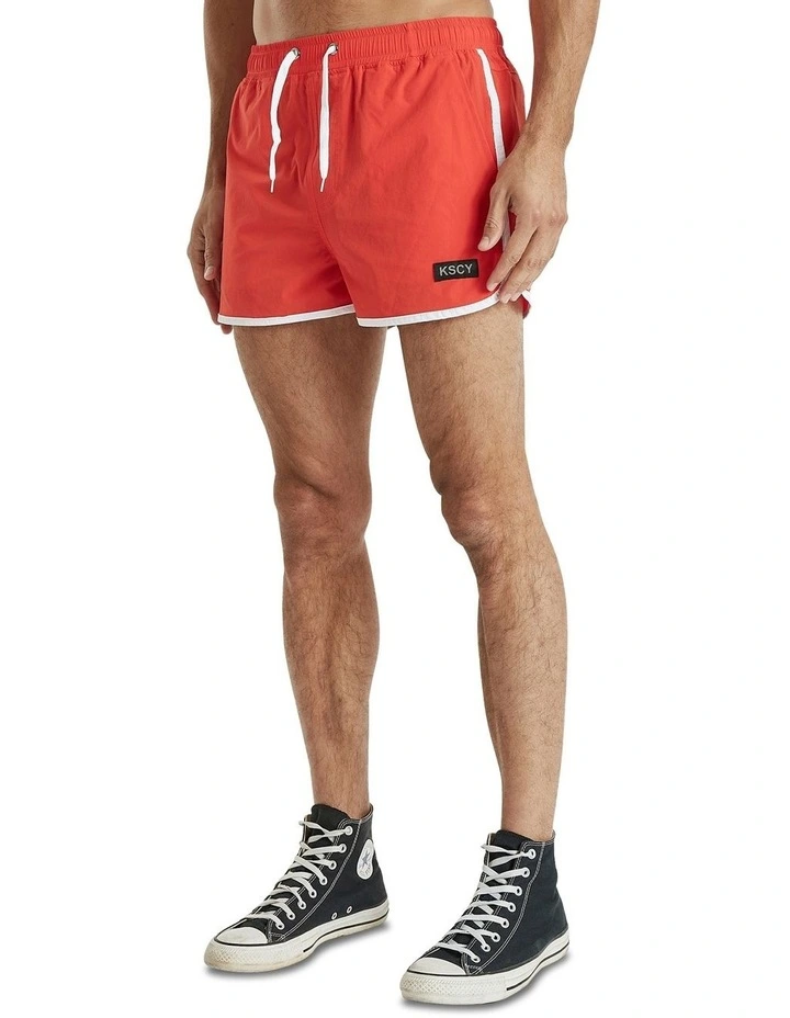 KSCY Darkside Runner Short In Red 2 KSCY Darkside Runner Short In Red - Image 2