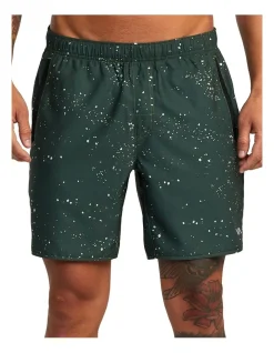 RVCA Yogger IV Elastic 17 Inch Shorts In Dark Olive Splatter 10 RVCA Yogger IV Elastic 17 Inch Shorts In Dark Olive Splatter -Nena & Pasadena Sales 977647330 5 720x928