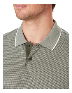 Gazman Smart Jacquard Polo In Green 6 Gazman Smart Jacquard Polo In Green -Nena & Pasadena Sales 978388390 3 720x928