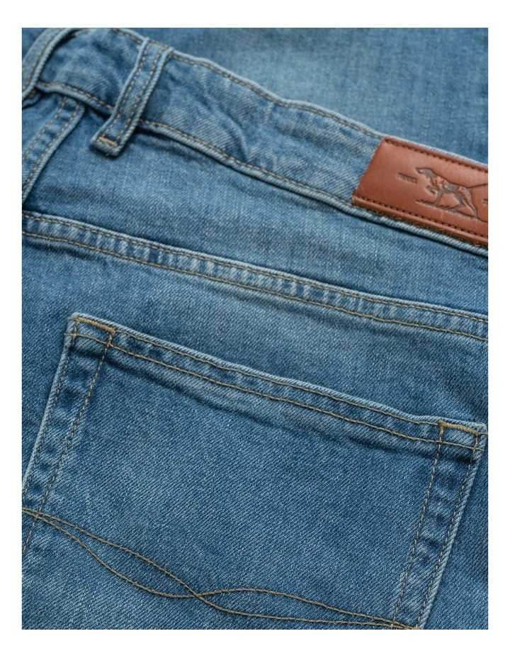 Rodd & Gunn Timaru Relaxed Fit Italian Denim Short Leg In Light Blue - Image 6