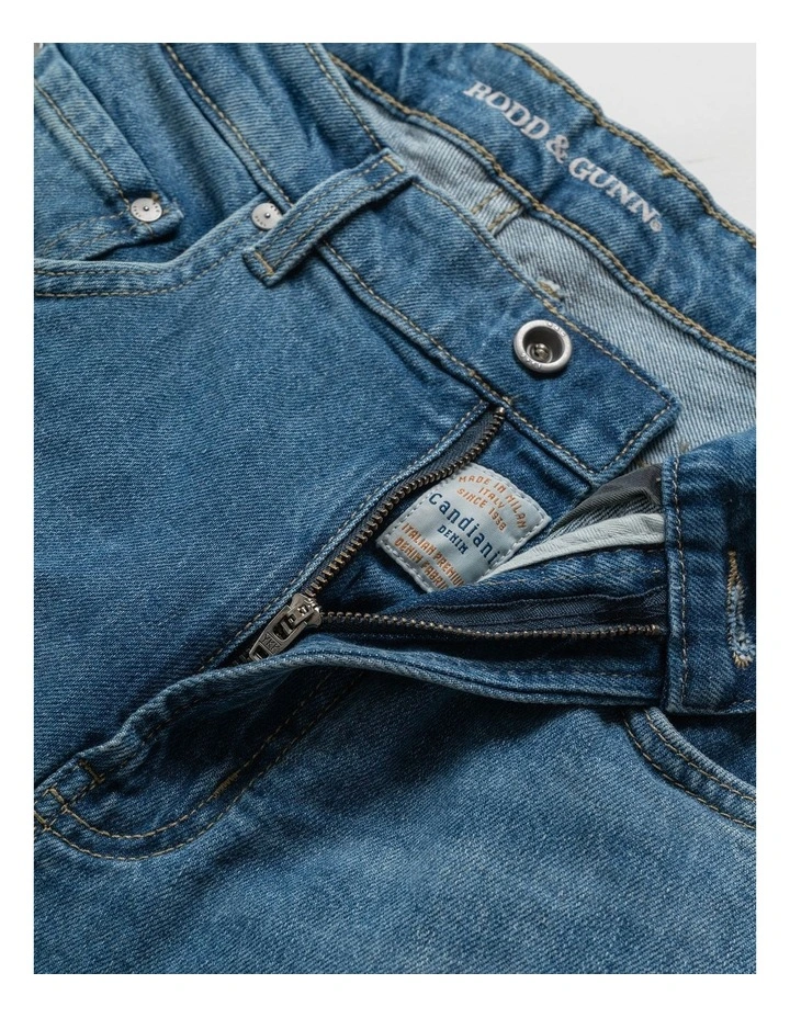 Rodd & Gunn Timaru Relaxed Fit Italian Denim Long Leg In Light Blue - Image 5
