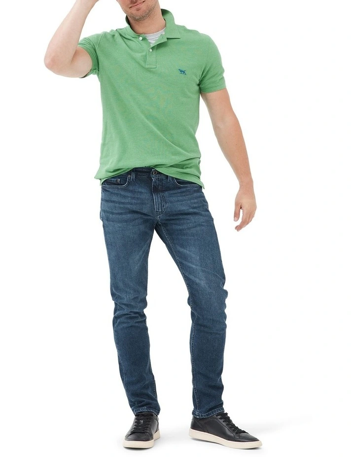 Rodd & Gunn Owaka Straight Fit Italian Denim Long Leg In True Blue - Image 2