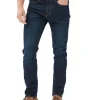 Rodd & Gunn Sutton Straight Fit Italian Denim Short Leg In Dark Blue