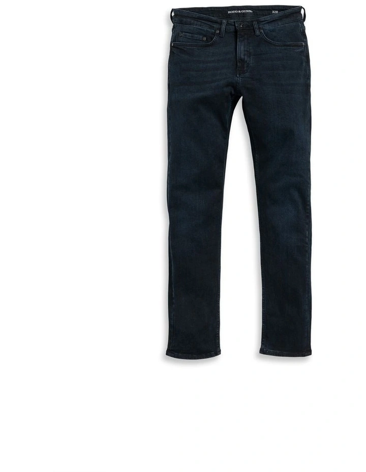 Rodd & Gunn Weston Straight Fit Italian Denim Regular Leg In Blue/Black - Image 4