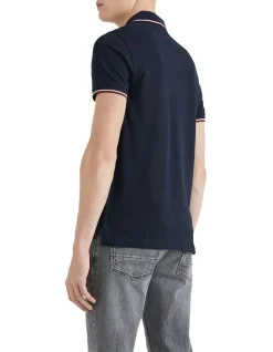 Alternative view of Tommy Hilfiger 1985 Tipped Slim Polo In Blue