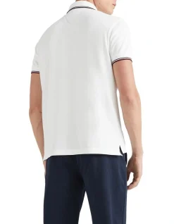 Alternative view of Tommy Hilfiger 1985 Tipped Slim Polo In White