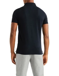 Alternative view of Tommy Hilfiger Tonal Geo Structure Slim Polo In Blue
