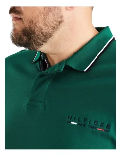 Tommy Hilfiger Big & Tall Brand Love Logo Polo In Green -Nena & Pasadena Sales 980254540 3 720x928