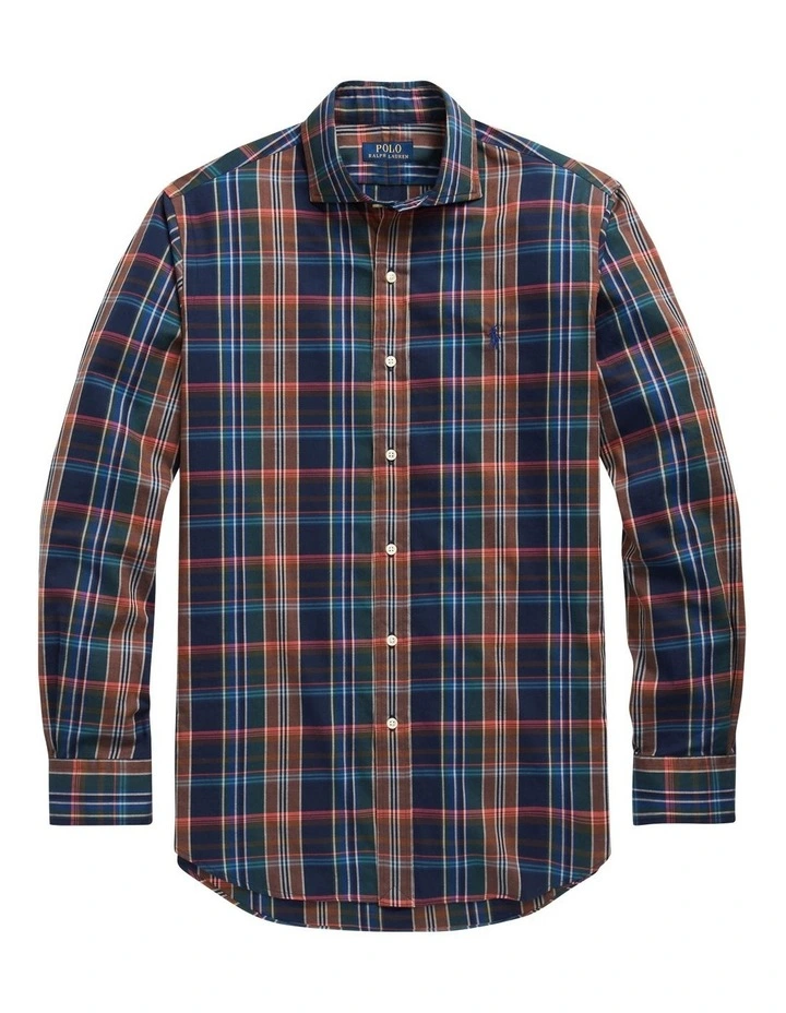 Polo Ralph Lauren Classic Fit Plaid Twill Shirt In Multi 4 Polo Ralph Lauren Classic Fit Plaid Twill Shirt In Multi - Image 4