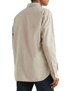 Alternative view of Tommy Hilfiger 1985 Flex Oxford Long Sleeve Shirt In Green
