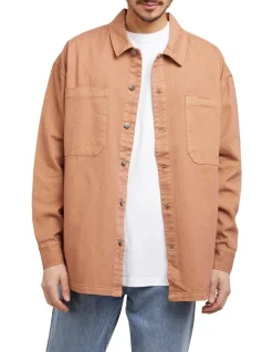 Silent Theory Strung Out Shirt In Rust