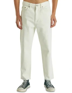 Nomadic Paradise Delano Cropped Jean In Cream