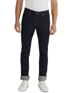 Oxford Leo Indigo Denim Jeans In Navy