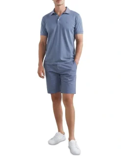 Alternative view of French Connection Classic Jersey Polo In Blue