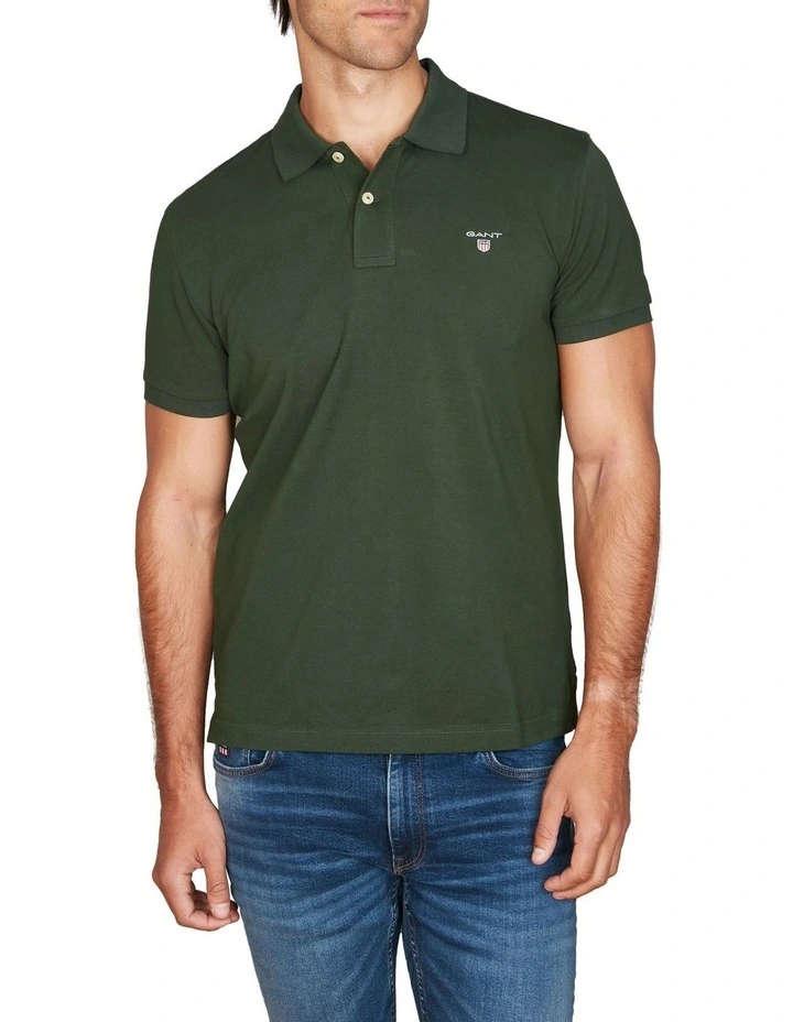 Gant Original Pique Polo Green