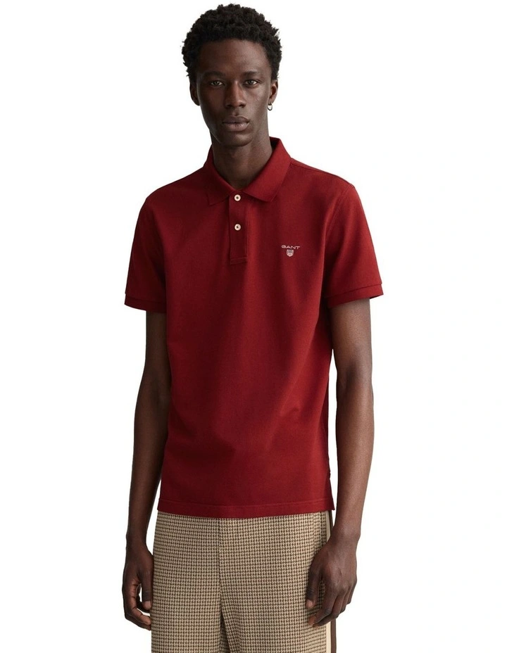 Gant Original Pique Polo In Red
